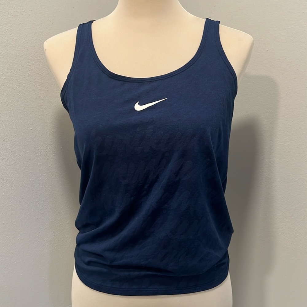 Navy Nike athletic shirt
